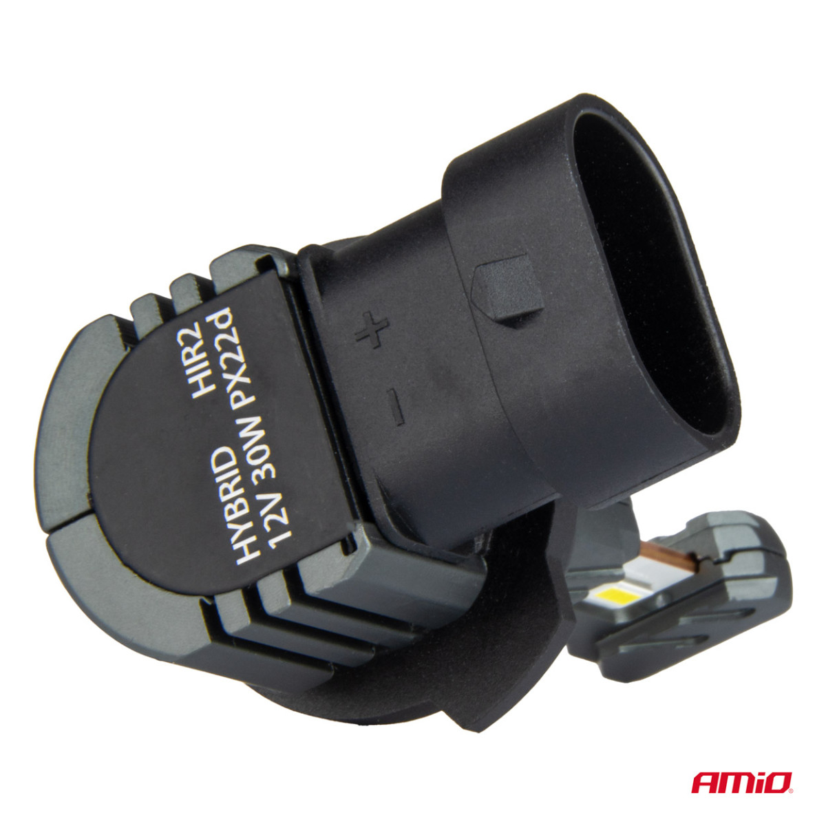 LED lukturu spuldzes Hybrid sērija HIR2 6000K Canbus 60W, AMIO-04119