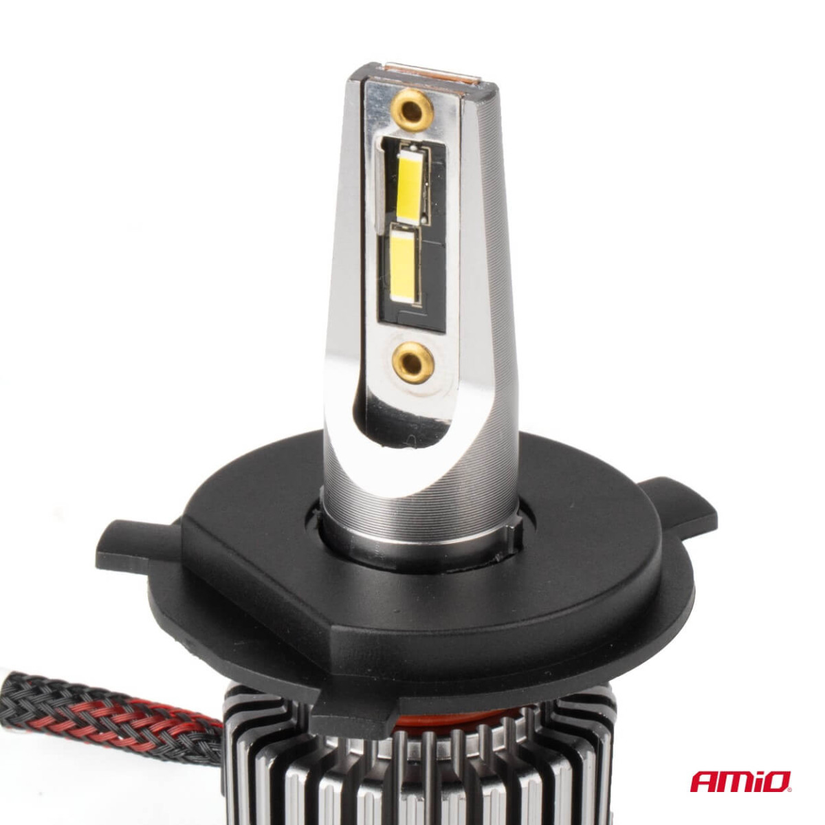 LED priekšējo lukturu spuldzes K3 sērija H4/H19 12V 6000K Canbus AMIO-03682