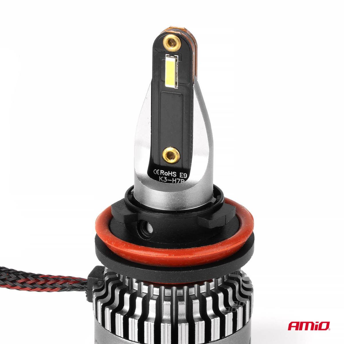 LED priekšējo lukturu spuldzes K3 sērija H8 H9 H11 H16 12V 6000K Canbus AMIO-03686