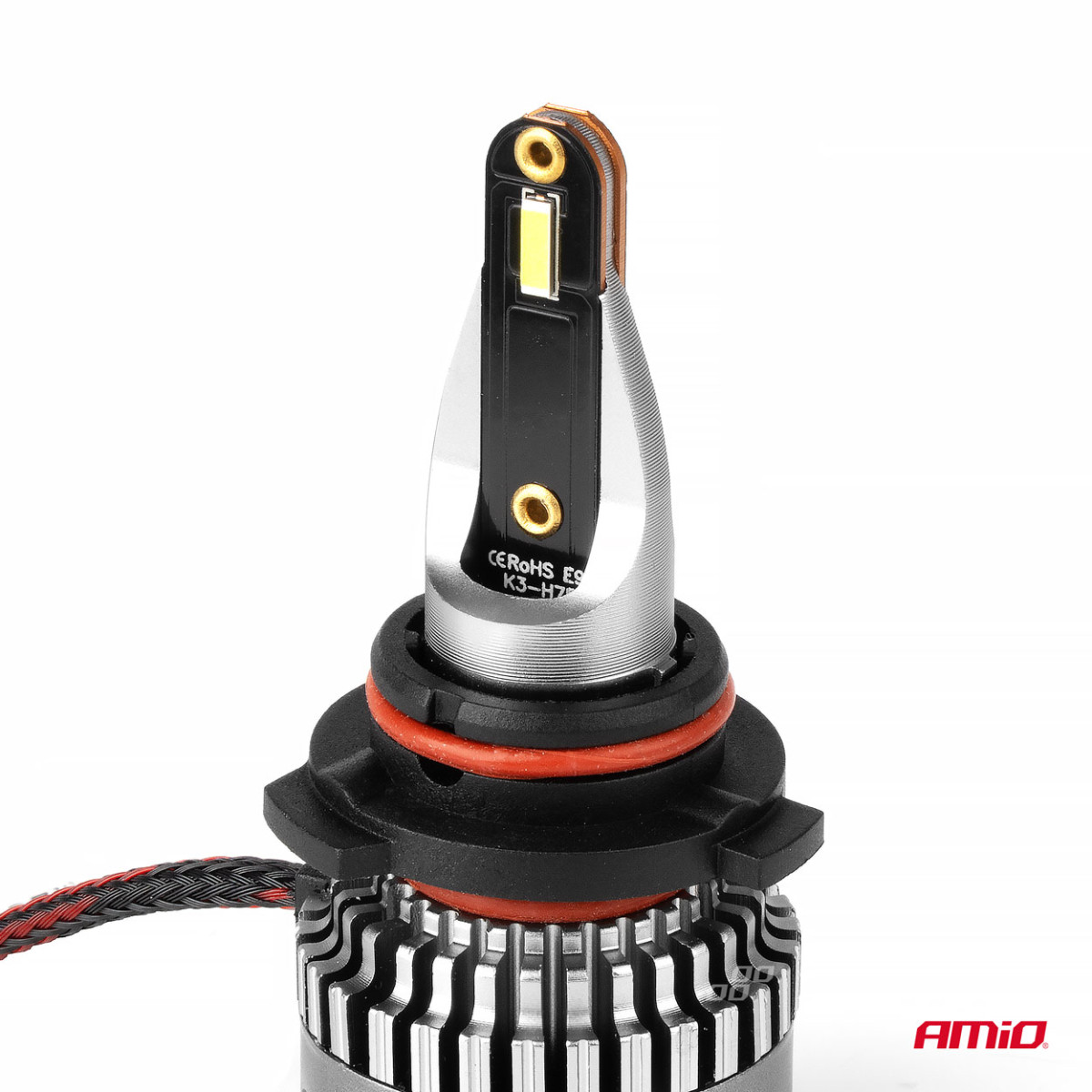 LED priekšējo lukturu spuldzes K3 sērija HB4 9006 12V 6000K Canbus AMIO-03688