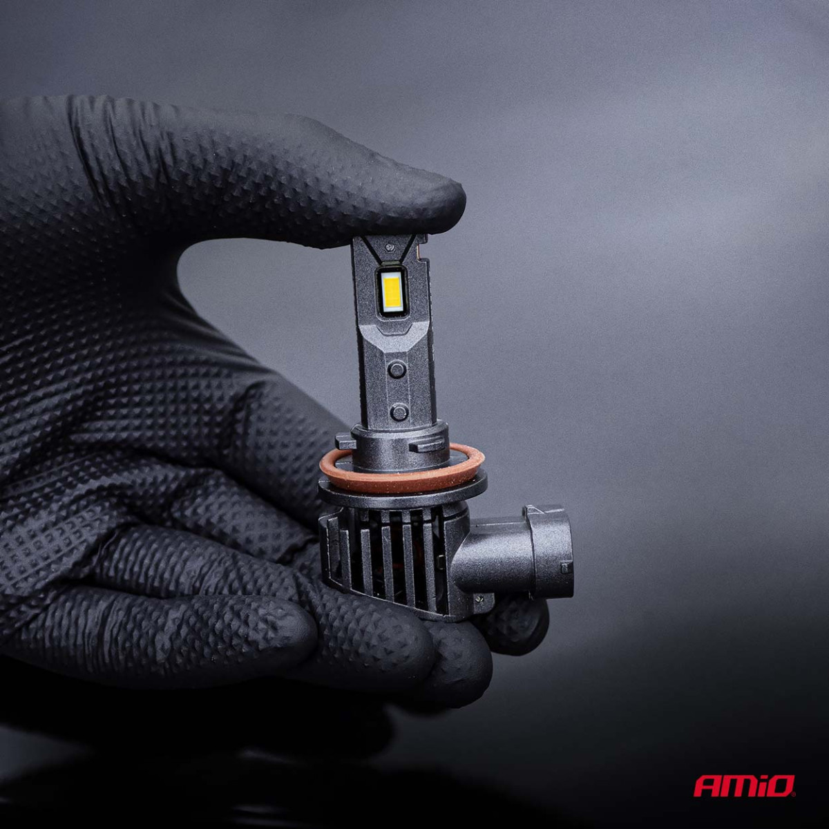 LED priekšējo lukturu spuldzes F25 SUDRABA FULL CANBUS H8/H9/H11/H16 62W 12V 24V AMIO-04705