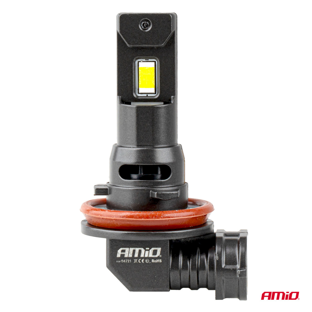 LED priekšējo lukturu spuldzes F25 PRO BLACK FULL CANBUS H8 H9 H11 H16 68W 12V 24V AMIO-04721