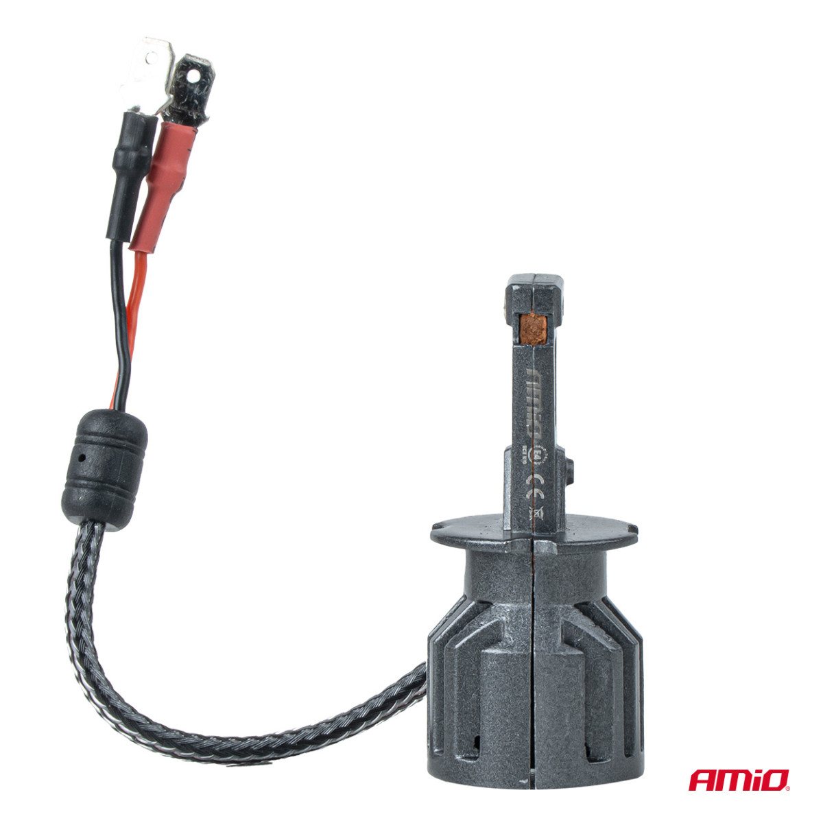 LED priekšējo lukturu spuldzes F25 SUDRABA FULL CANBUS H3 52W 12V 24V AMIO-04702