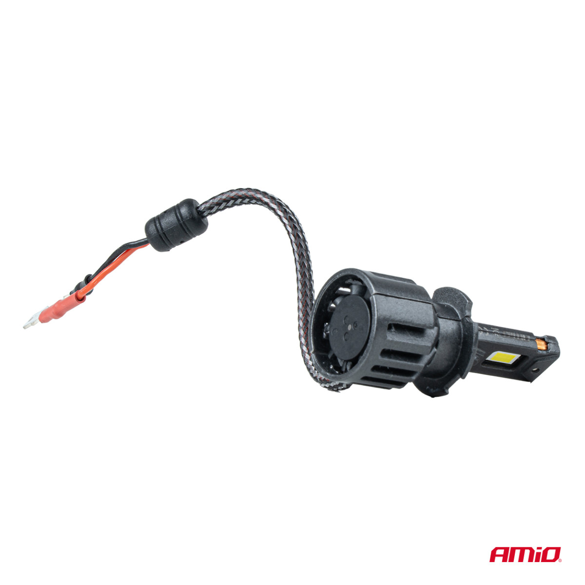 LED priekšējo lukturu spuldzes F25 SUDRABA FULL CANBUS H3 52W 12V 24V AMIO-04702