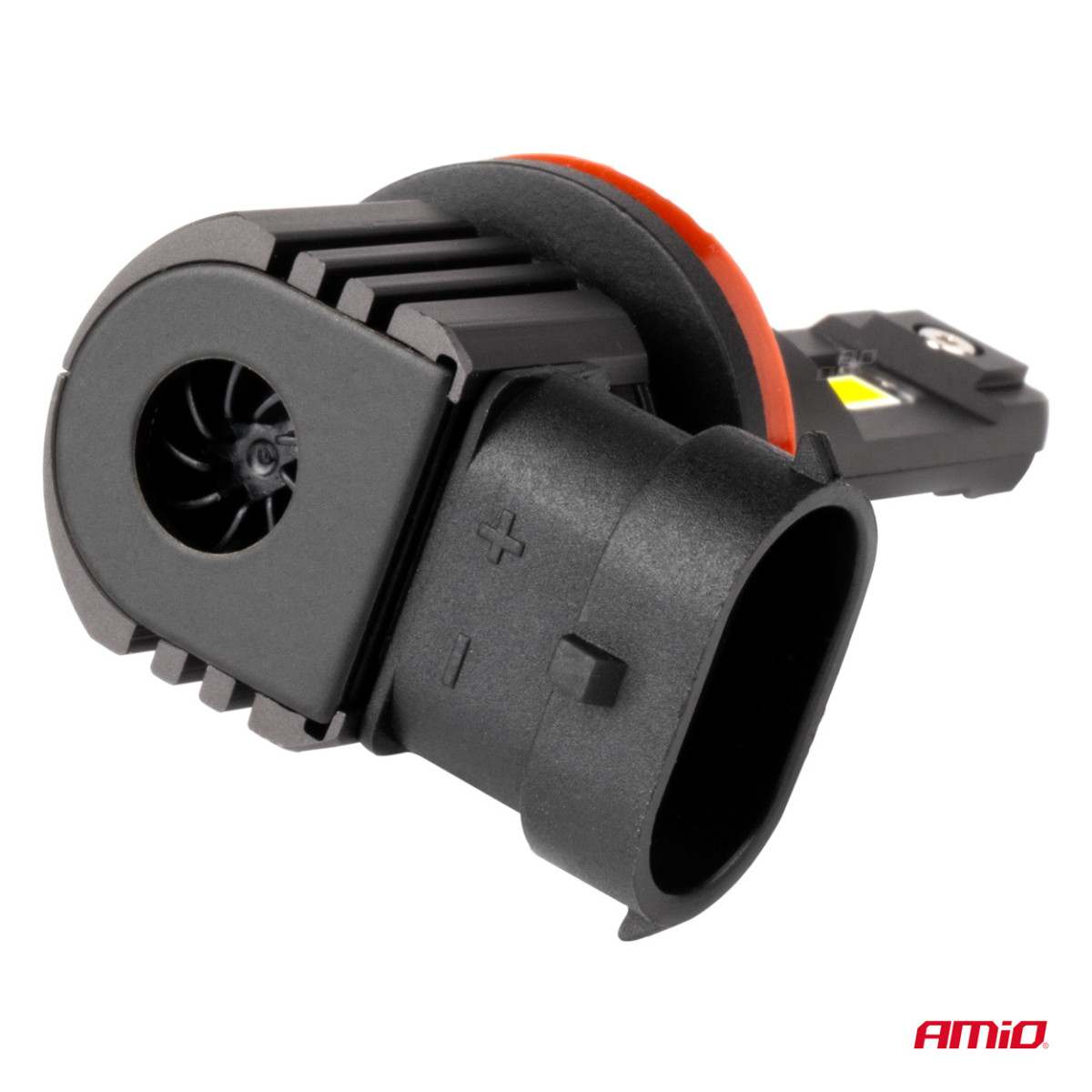 LED priekšējo lukturu spuldzes X4 sērijas AVIATOR H8/H9/H11/H16 6500K max 44W AMIO-03765