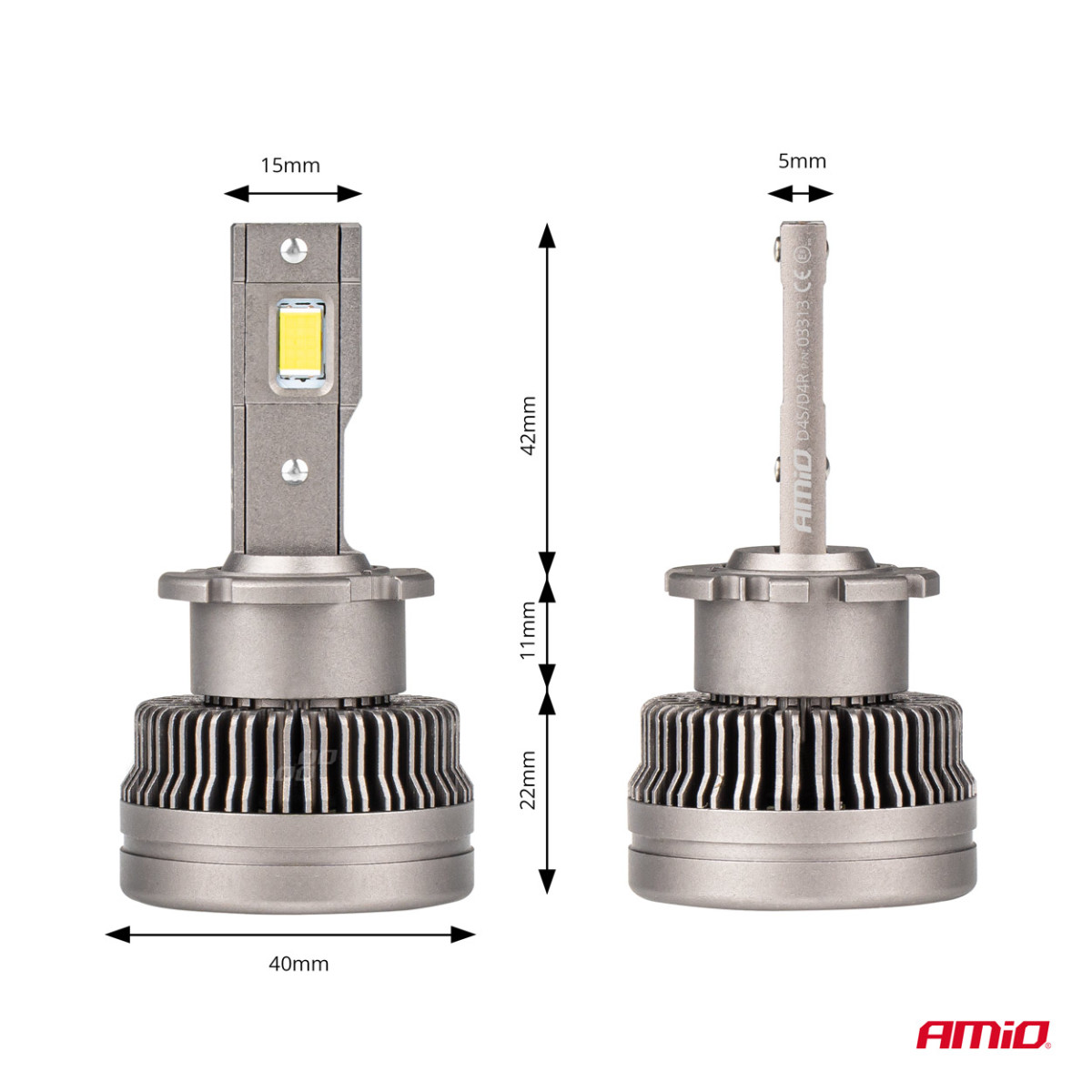 XD sērijas D4S/D4R LED priekšējo lukturu spuldzes AMiO-03313