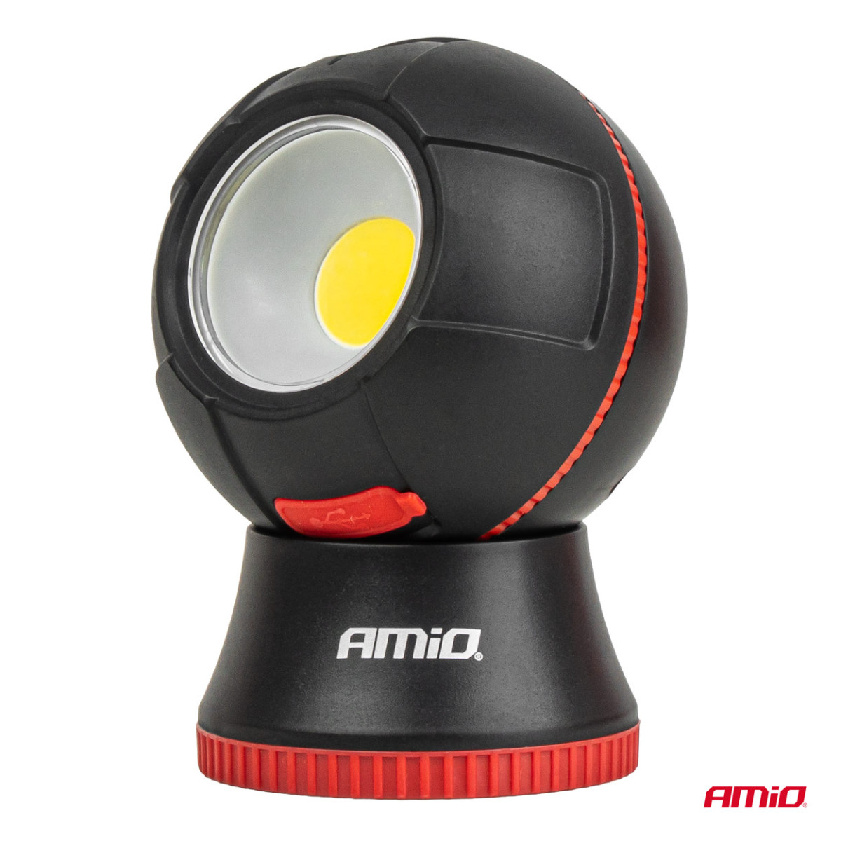 Noņemama lodveida LED darba lampa COB 4 W, 2200 mAh, AMIO-04939