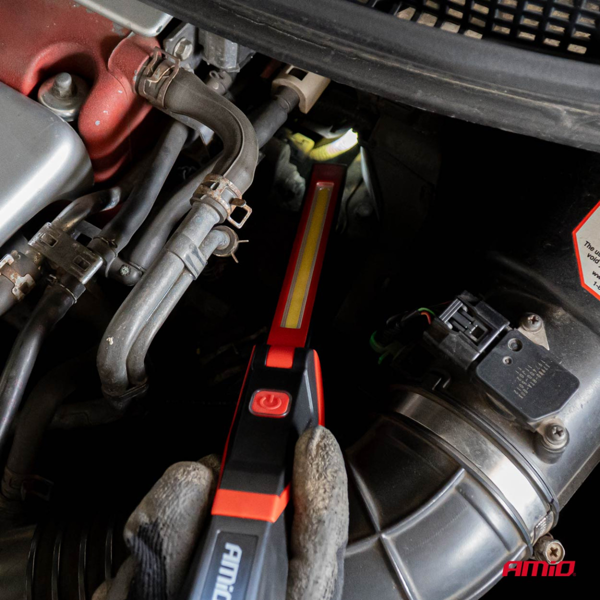 LED pārbaudes lampa COB, ar magnētu, 5 W, 2600 mAh