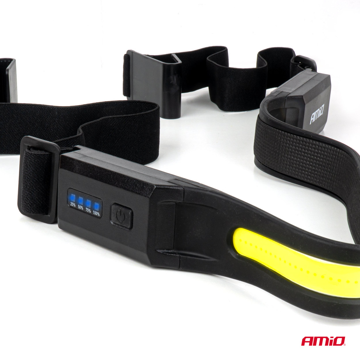 Magnētiskā COB darba lampa ar elastīgu siksnu, 4000 mAh, AMIO-04941
