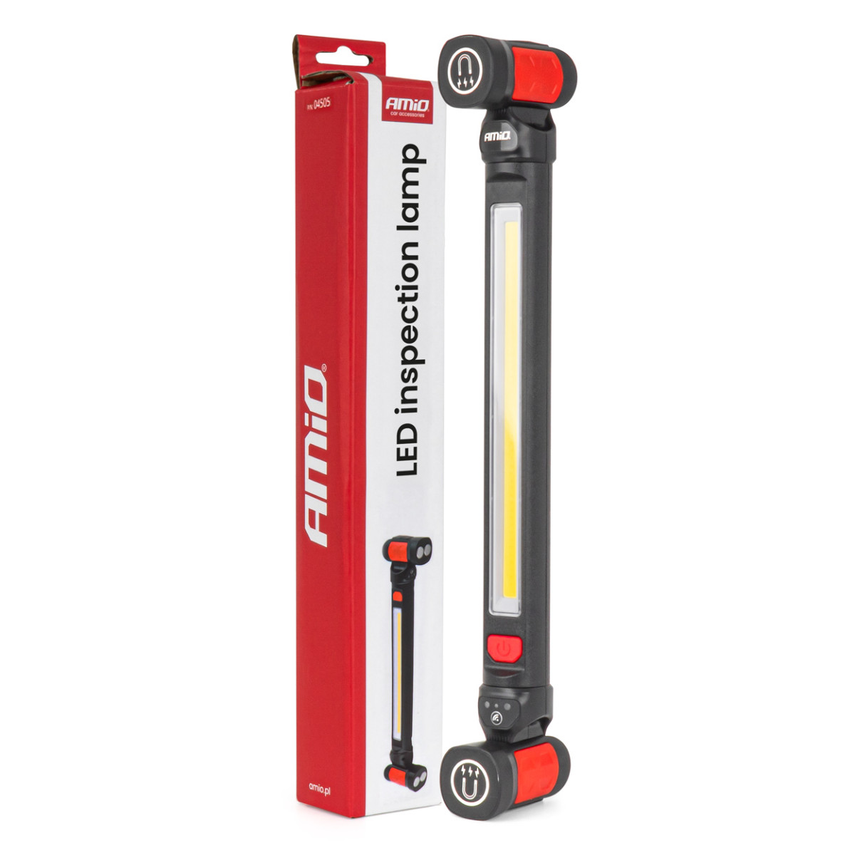 LED pārbaudes lampa COB, piekarināma, 10 W, 4400 mAh 