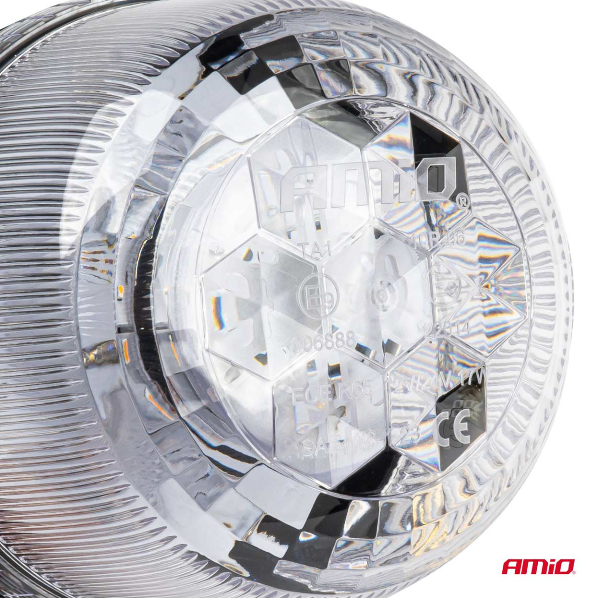 LED brīdinājuma gaisma W25SB 12V 24V AMIO-03339