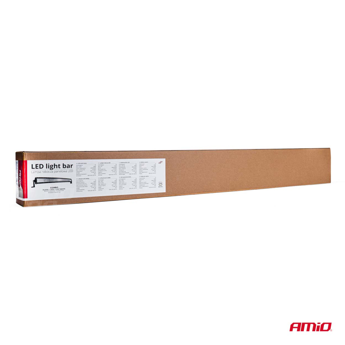 LED paneļa darba lampa SLIM, izliekta, 130 cm, 9-36V, AWL47