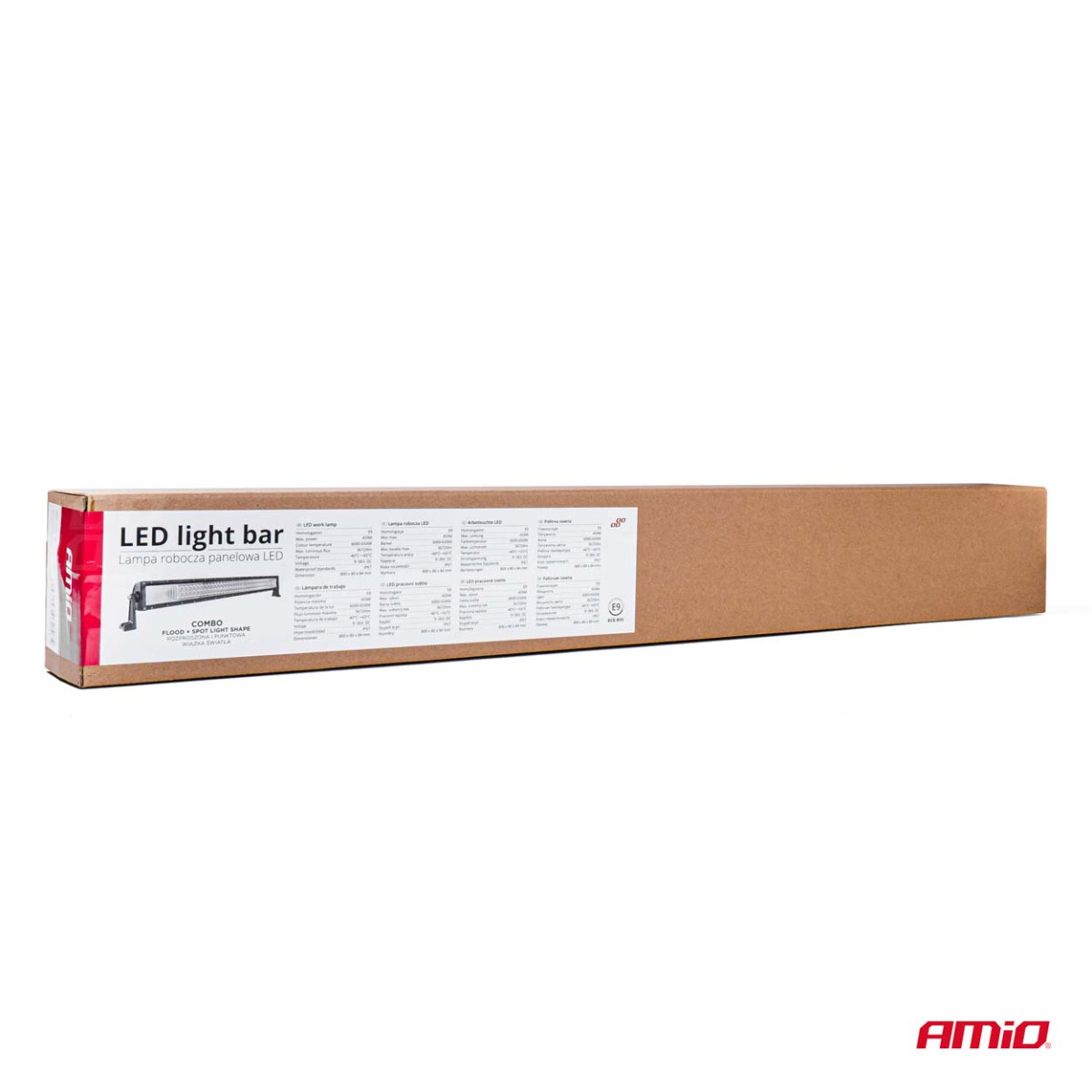 LED paneļa darba lampa SLIM, izliekta, 80 cm, 9-36V, AWL45