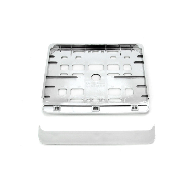 Motocikla numura zīmes turētājs – hroms, AMIO-01167