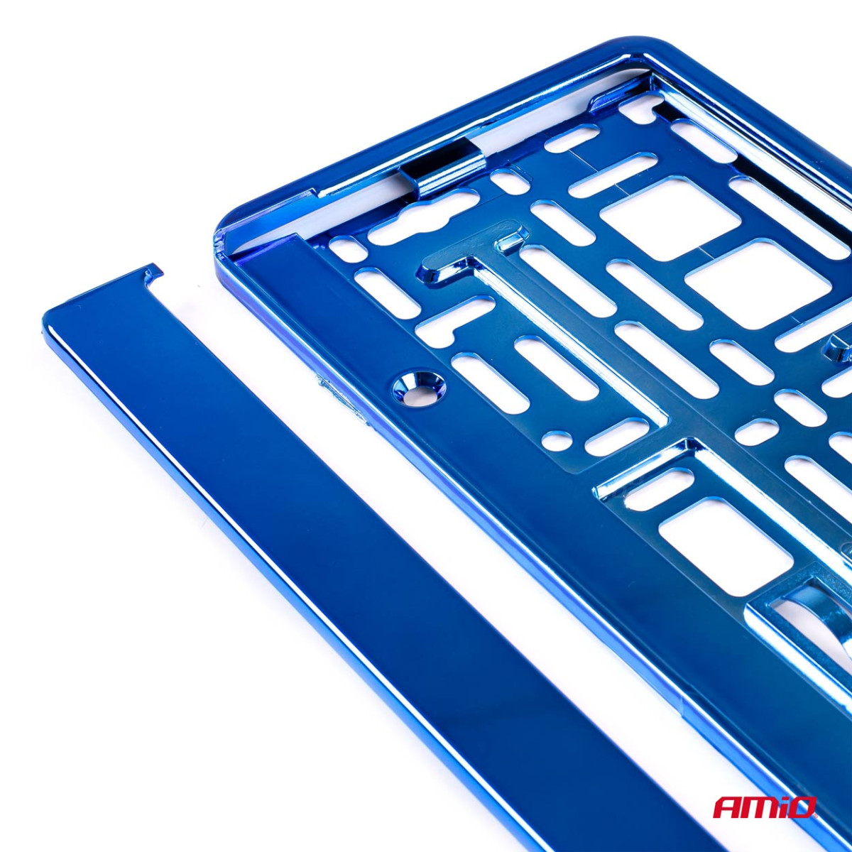 Numura zīmes turētājs – metāliski zils, AMIO-03174