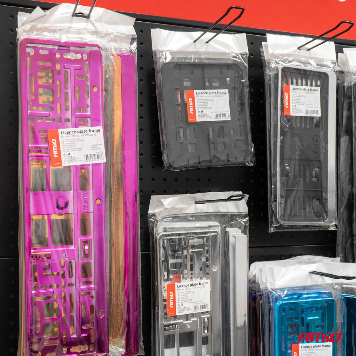 Numura zīmes turētājs – metāliski rozā, AMIO-03176