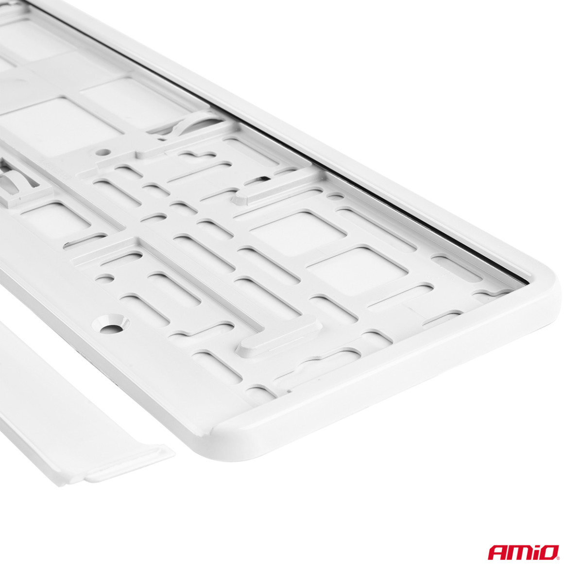 Numura zīmes turētājs – metāliski balts, AMIO-71780BI