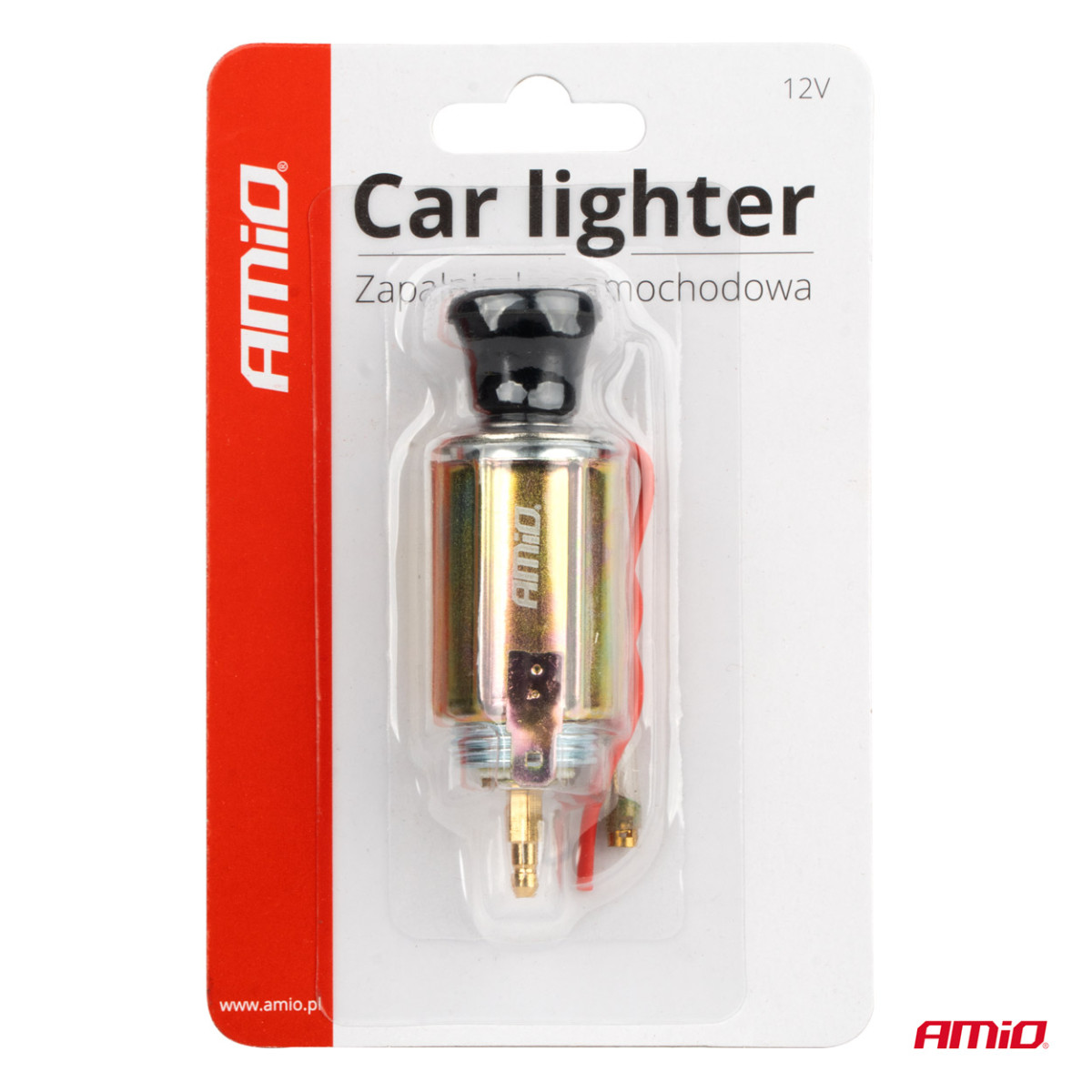 Cigarešu šķiltavas ligzda 12V CLI-04, AMIO-01261