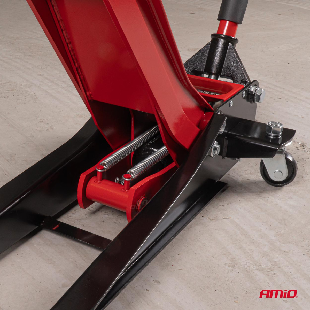 Zema profila hidrauliskais pacēlājs 3000 kg, 75–510 mm, CE, AMIO-04215