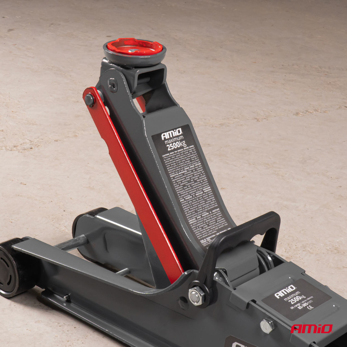 Zema profila hidrauliskais pacēlājs 2500 kg CE AMIO-02501