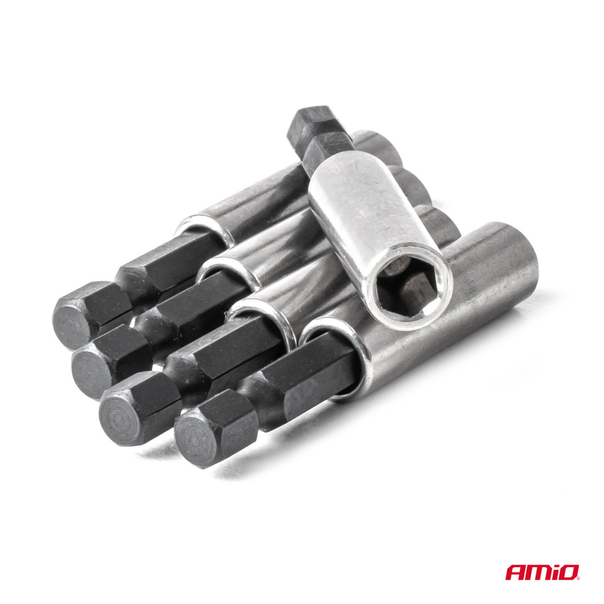 Magnētisko uzgaļu turētāju komplekts, 5 gab. AMIO-04783