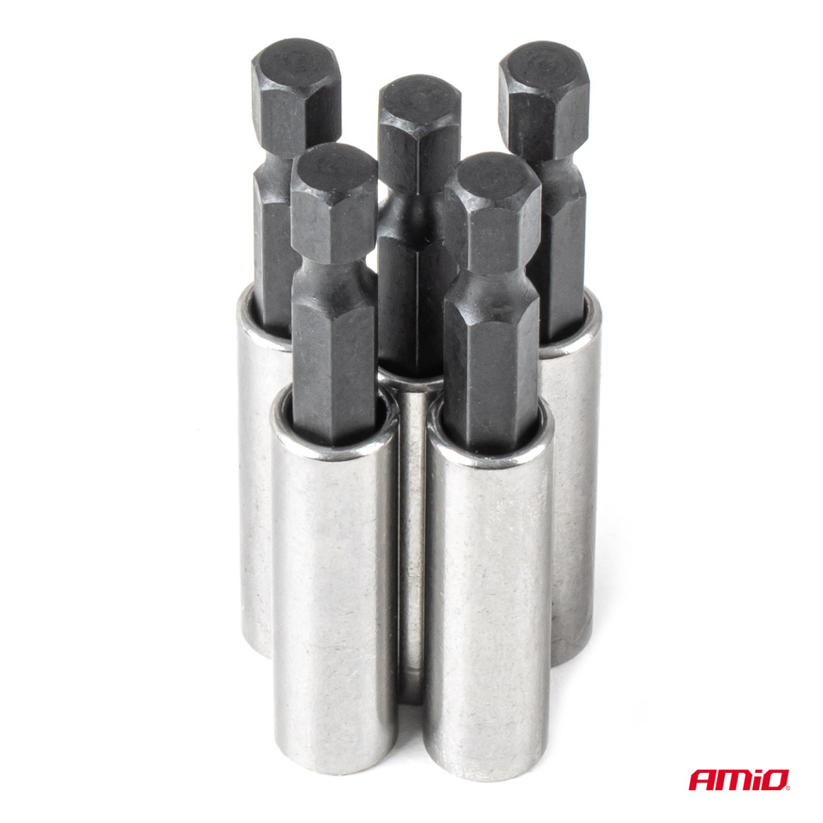 Magnētisko uzgaļu turētāju komplekts, 5 gab. AMIO-04783