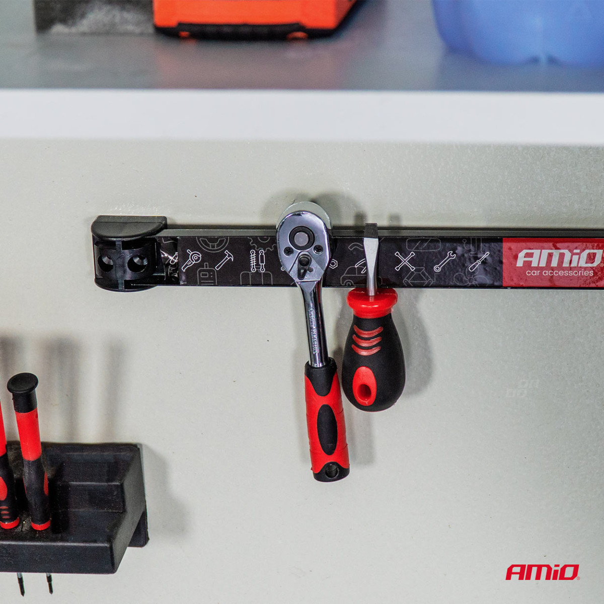 Magnētiskās instrumentu sloksnes, 3 gabalu komplekts (20 cm, 30,5 cm, 46 cm) AMIO-04263