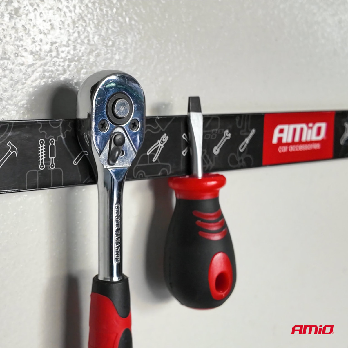 Magnētiskās instrumentu sloksnes, 3 gabalu komplekts (20 cm, 30,5 cm, 46 cm) AMIO-04263