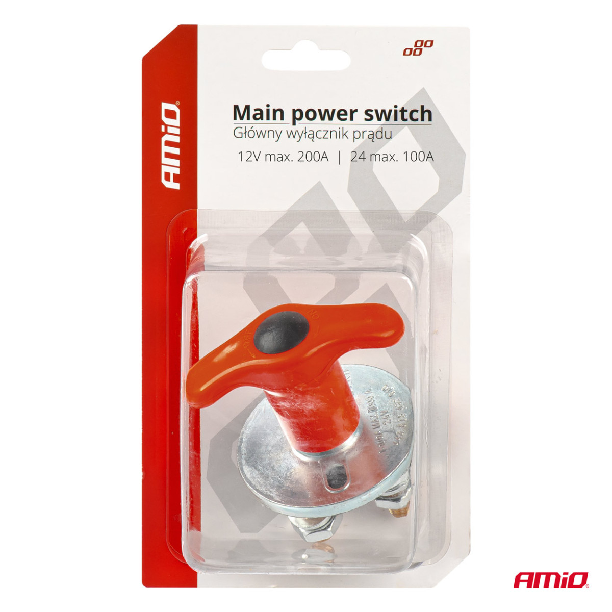 Galvenais akumulatora barošanas slēdzis 12/24 V, 200 A (maks. 500 A) 