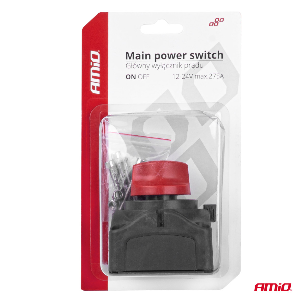 Galvenais strāvas slēdzis 275A AMIO-03028