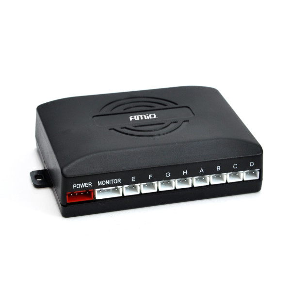 Parkošanās sensoru centrālā vadības ierīce (LED/signāls), 8 sensori AMIO-01573