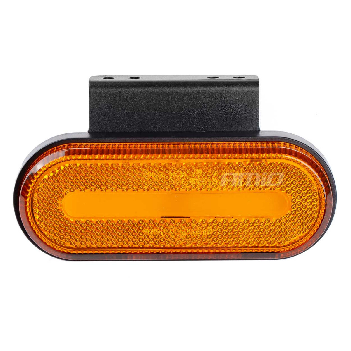 LED gaismeklis AMiO OM-01-O ovāls, oranžs
