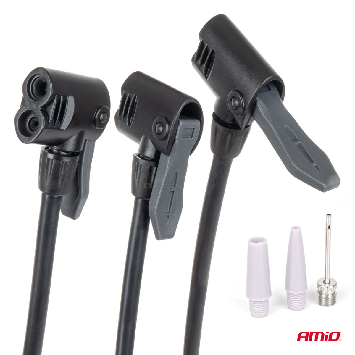 Metāla rokas sūknis ar manometru MINI PU08 AMIO-04343