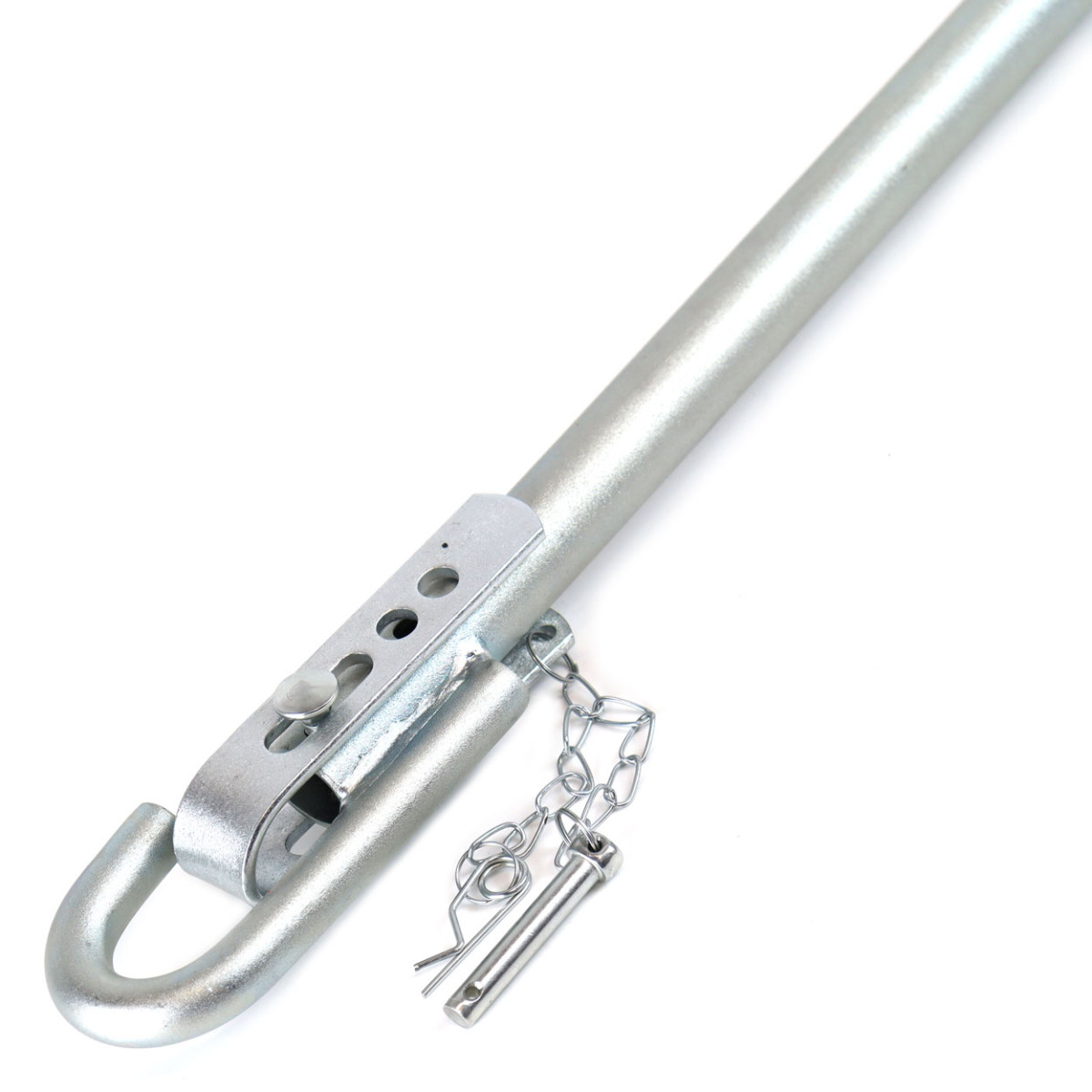 Stingra piekabes āķis 3T 205 cm ar atsperes piekari AMIO-02477