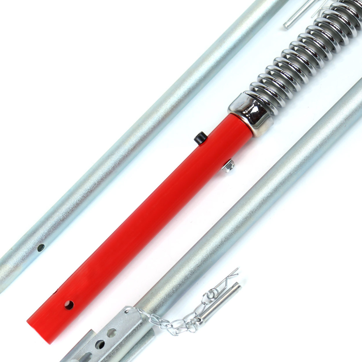 Stingra piekabes āķis 3T 205 cm ar atsperes piekari AMIO-02477