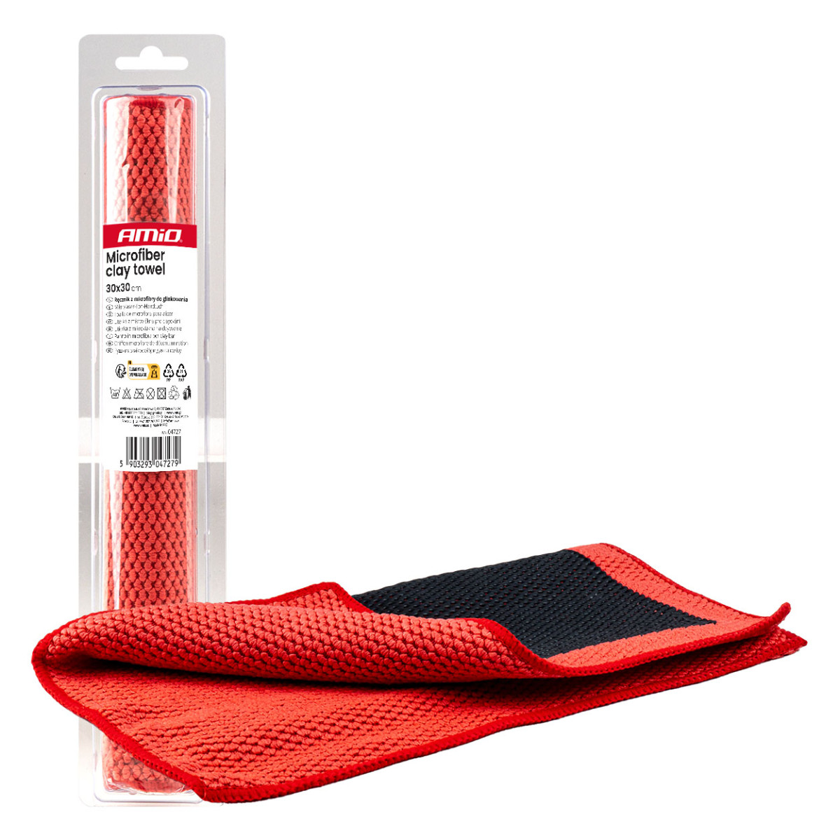 Mikrošķiedras dvielis 30 × 30 cm, AMIO-04727