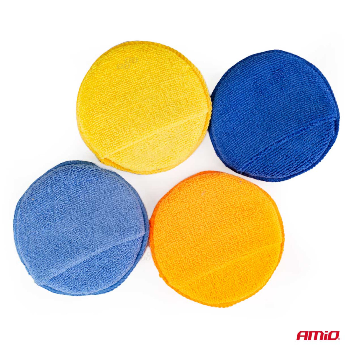 Mikrošķiedras pulēšanas sūkļi, 125 mm, 4 gab.