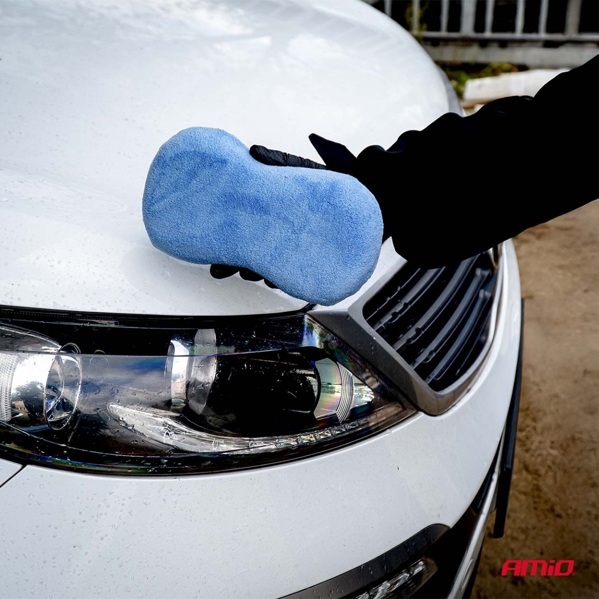 Mikrošķiedras sūklis 22x12x5.5cm AMIO-04725