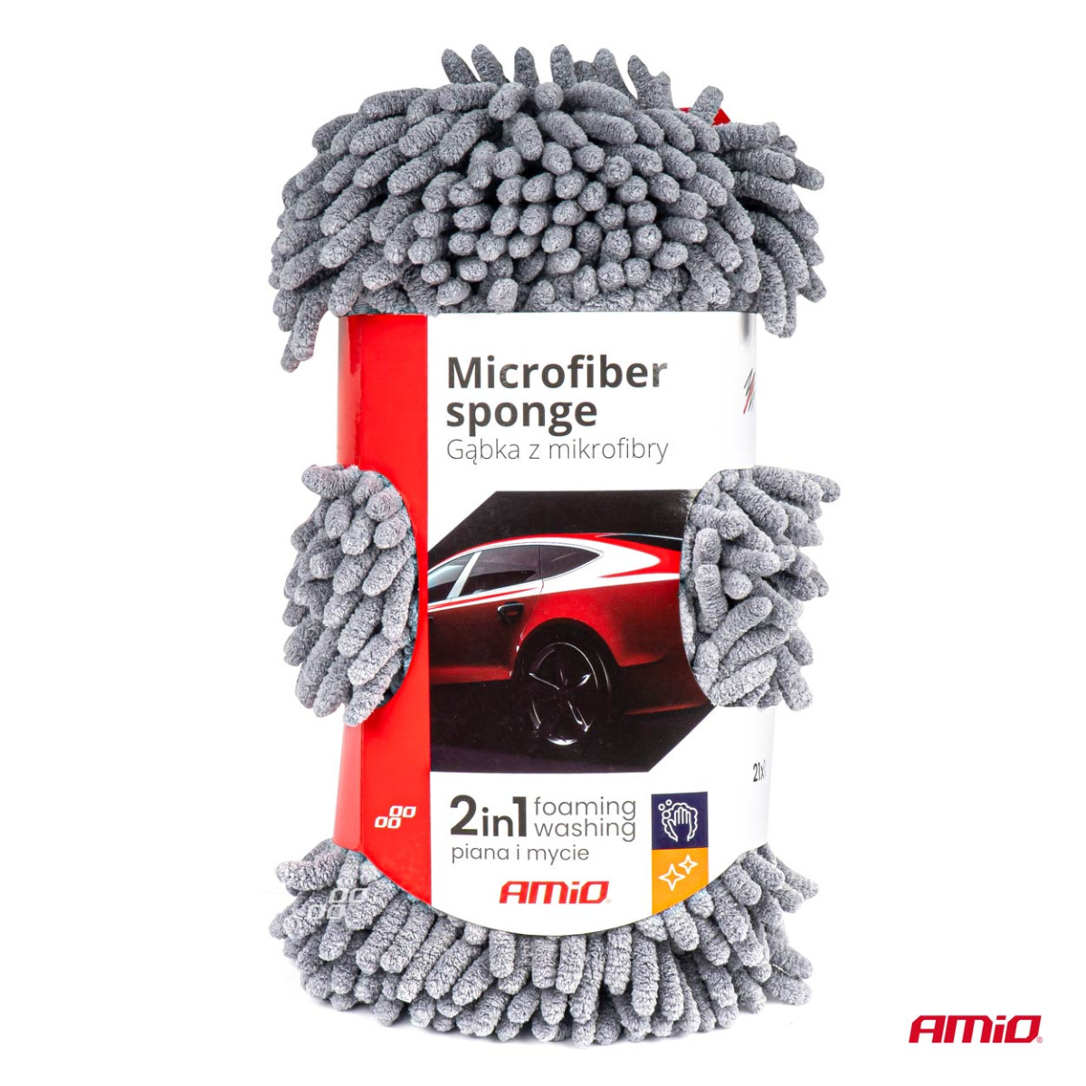 Mikrošķiedras sūklis Cwash-08, 27x14x6 cm