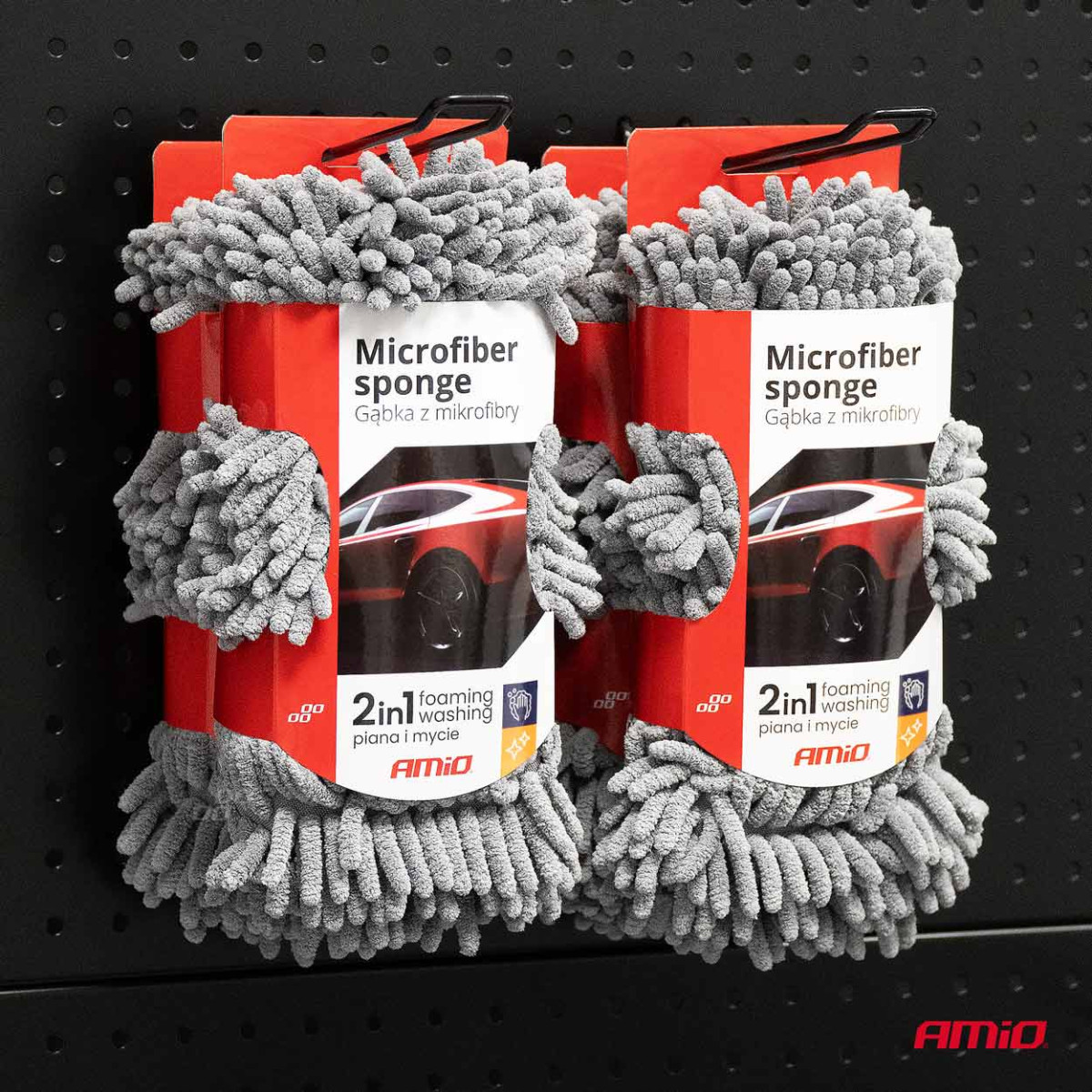 Mikrošķiedras sūklis Cwash-08, 27x14x6 cm