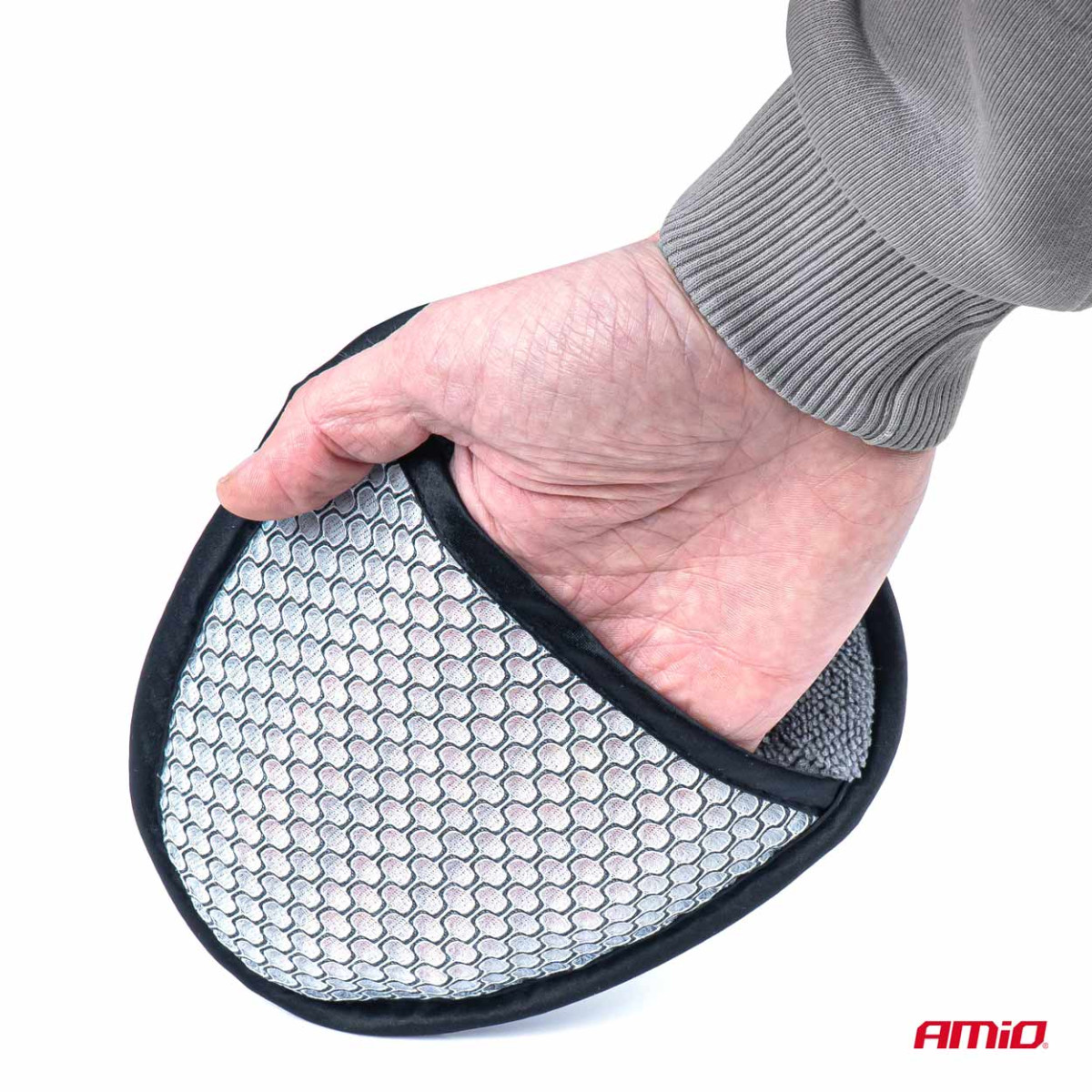 Mikrošķiedras sūklis disku tīrīšanai, 20x16x2 cm AMiO-03843