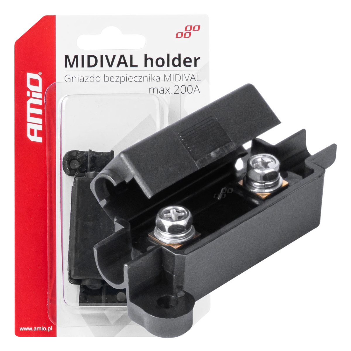 MIDIVAL drošinātāju turētājs AMIO-03506