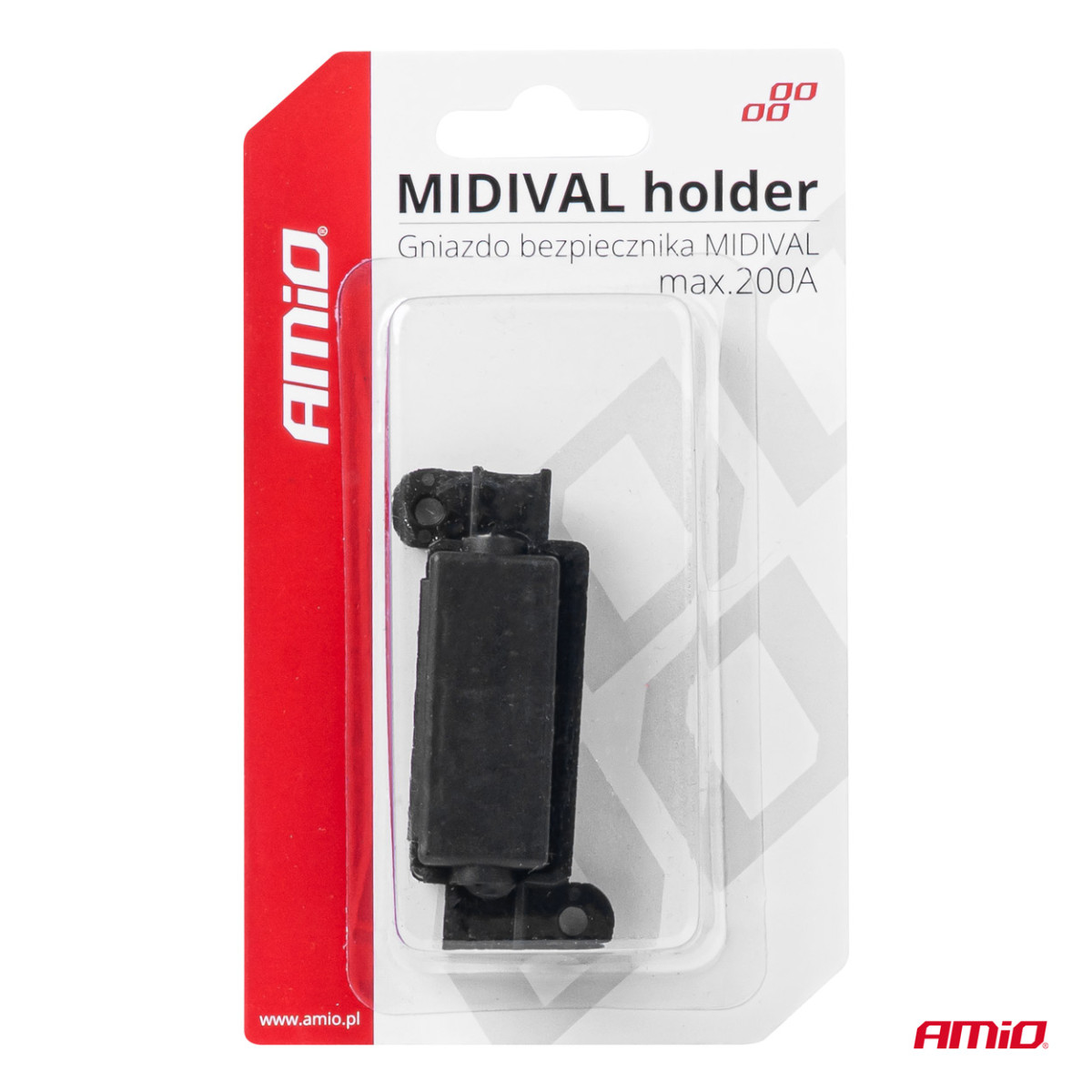 MIDIVAL drošinātāju turētājs AMIO-03506