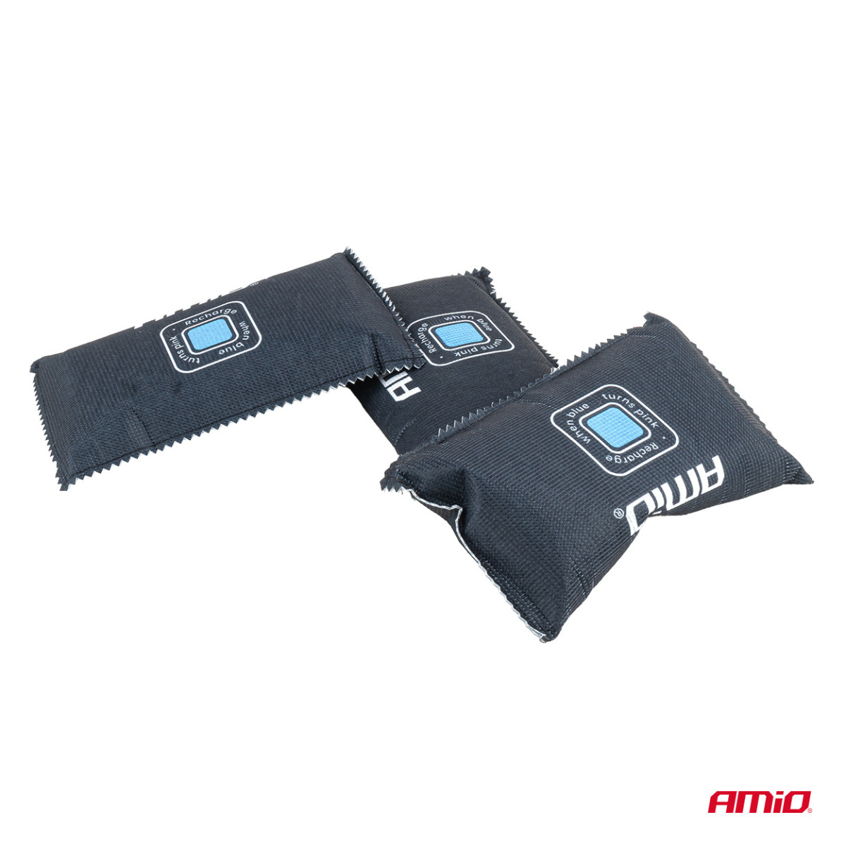 Automašīnas mitruma absorbents ar indikatoru, 3 × 400 g AMIO-04878