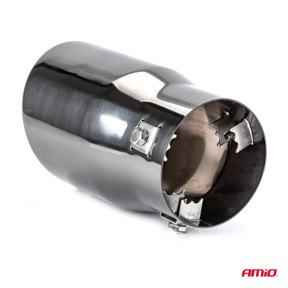 Izpūtēja uzgalis 48-65 mm, nerūsējošais tērauds, grafīta krāsā, AMIO-02193