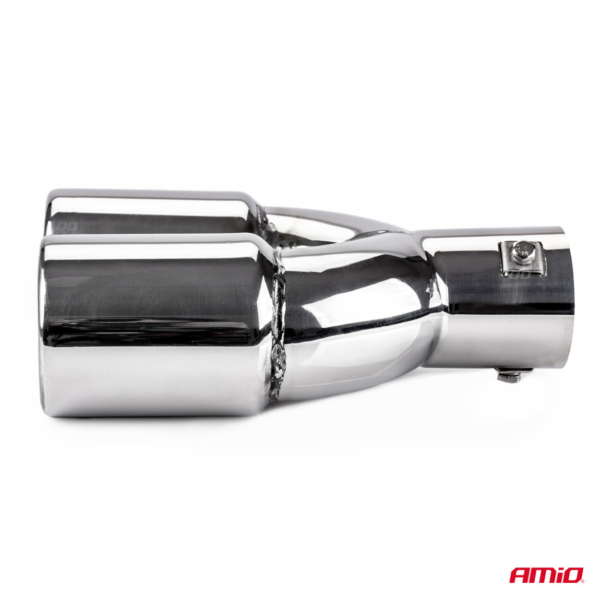 Izpūtēja uzgalis 36–54 mm, nerūsējošais tērauds, hromēts, AMIO-01308