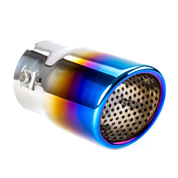 Izpūtēja uzgalis 43–62 mm, nerūsējošais tērauds, pulēta metāla efekts, AMIO-02197