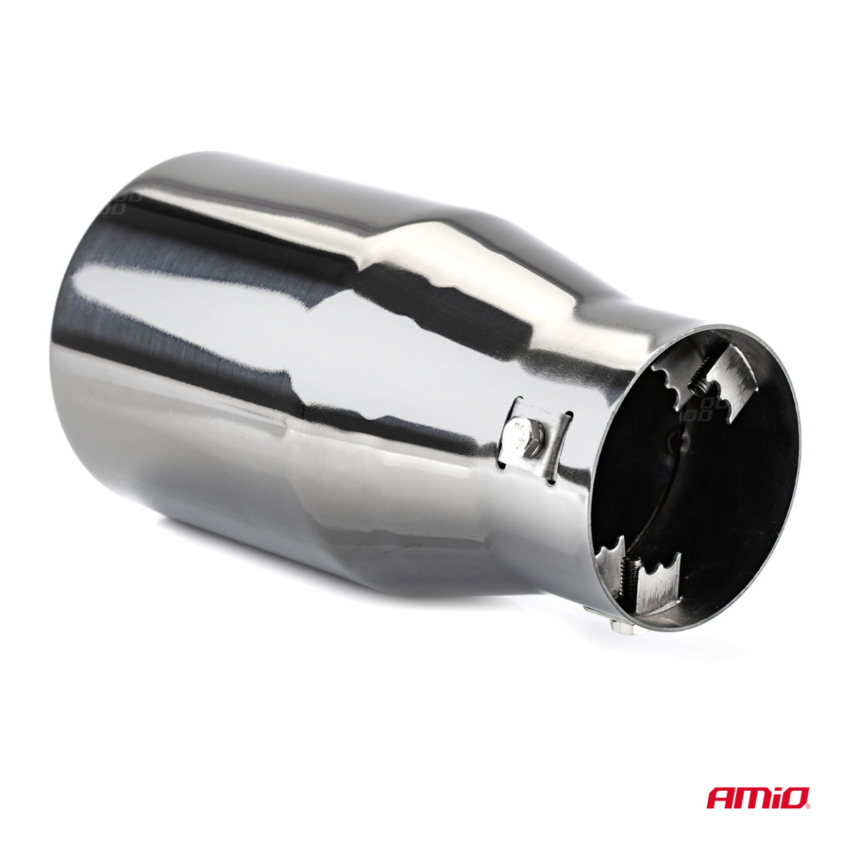 Izpūtēja uzgalis, nerūsējošais tērauds, grafīta krāsā, AMIO-02196