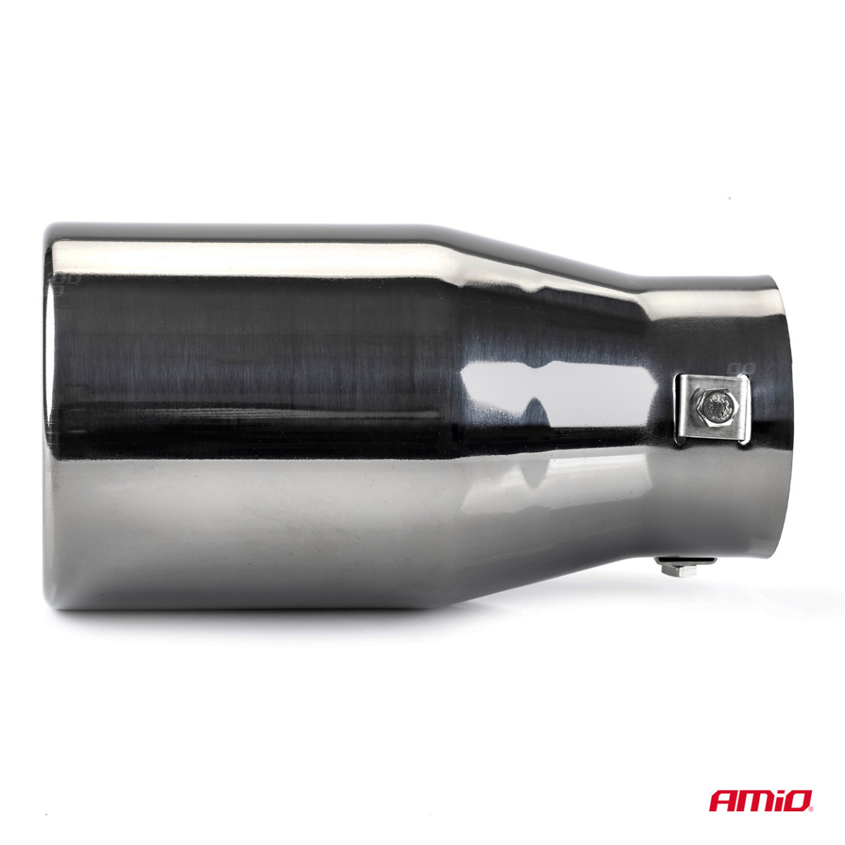 Izpūtēja uzgalis, nerūsējošais tērauds, grafīta krāsā, AMIO-02196