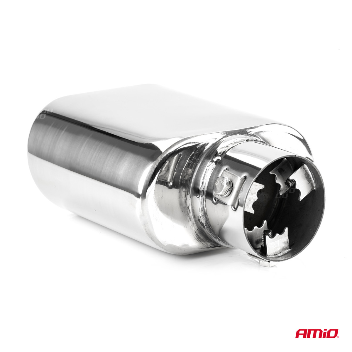 Izpūtēja uzgalis 33-50 mm, nerūsējošais tērauds, hromēts, AMIO-02190